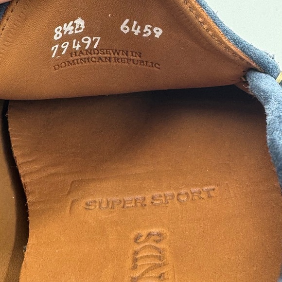 Allen Edmonds Super Sport Mens Blue Suede Driving Moccasins Loafers‎ Size 8.5D main image 4